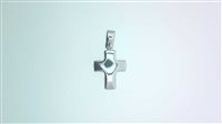 Pendente Sommer Sacro in Oro bianco CROCE AU B - CROCE AU B